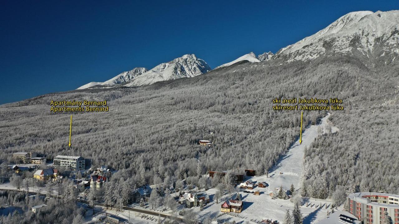 Cozy Studio With Netflix - Apartmanovy Dom Bernard Vysoké Tatry Exteriör bild