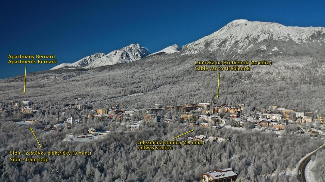 Cozy Studio With Netflix - Apartmanovy Dom Bernard Vysoké Tatry Exteriör bild